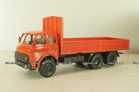 Маз-516В, красный с тентом, Наш автопром 1:43