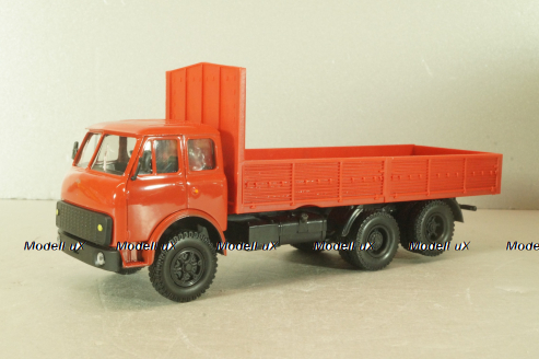 Маз-516В, красный с тентом, Наш автопром 1:43