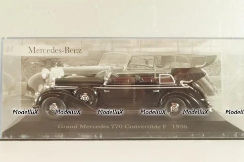 Mercedes-Benz 770 Convertible F 1938, black, MBOMS066, Mercedes-Benz-Offizielle Modell-Sammlung #66, Altaya 1:43
