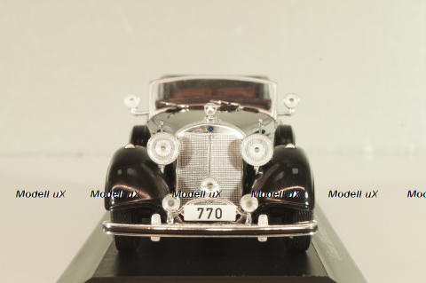 Mercedes-Benz 770 Convertible F 1938, black, MBOMS066, Mercedes-Benz-Offizielle Modell-Sammlung #66, Altaya 1:43