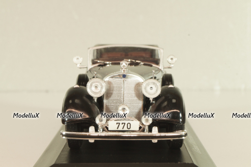 Mercedes-Benz 770 Convertible F 1938, black, MBOMS066, Mercedes-Benz-Offizielle Modell-Sammlung #66, Altaya 1:43