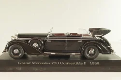 Mercedes-Benz 770 Convertible F 1938, black, MBOMS066, Mercedes-Benz-Offizielle Modell-Sammlung #66, Altaya 1:43