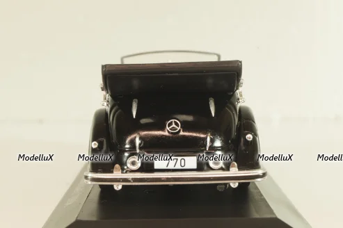 Mercedes-Benz 770 Convertible F 1938, black, MBOMS066, Mercedes-Benz-Offizielle Modell-Sammlung #66, Altaya 1:43