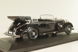 Mercedes-Benz 770 Convertible F 1938, black, MBOMS066, Mercedes-Benz-Offizielle Modell-Sammlung #66, Altaya 1:43