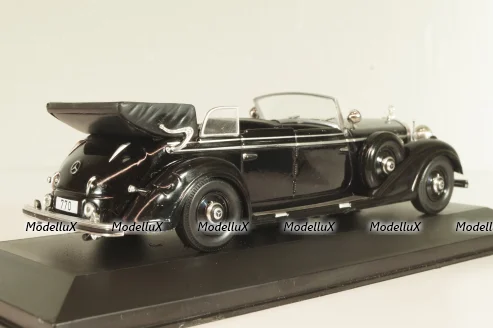 Mercedes-Benz 770 Convertible F 1938, black, MBOMS066, Mercedes-Benz-Offizielle Modell-Sammlung #66, Altaya 1:43