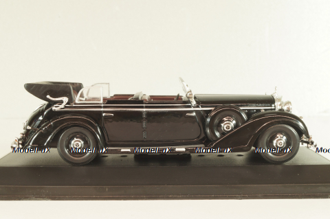 Mercedes-Benz 770 Convertible F 1938, black, MBOMS066, Mercedes-Benz-Offizielle Modell-Sammlung #66, Altaya 1:43
