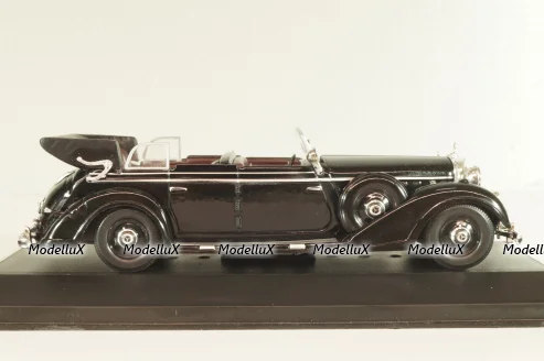 Mercedes-Benz 770 Convertible F 1938, black, MBOMS066, Mercedes-Benz-Offizielle Modell-Sammlung #66, Altaya 1:43