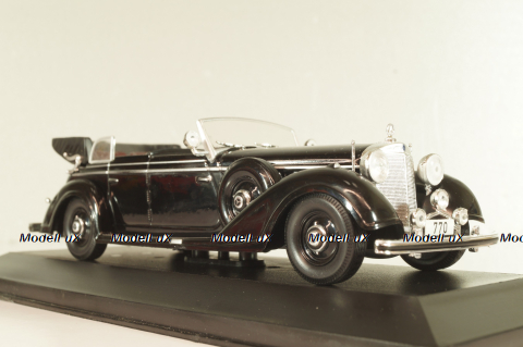 Mercedes-Benz 770 Convertible F 1938, black, MBOMS066, Mercedes-Benz-Offizielle Modell-Sammlung #66, Altaya 1:43