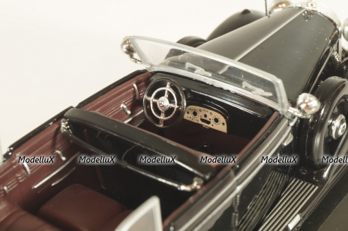 Mercedes-Benz 770 Convertible F 1938, black, MBOMS066, Mercedes-Benz-Offizielle Modell-Sammlung #66, Altaya 1:43