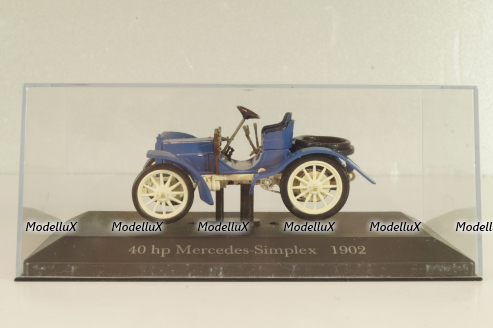 Mercedes-Benz Simplex 40 PS 1902, blue, MBOMS035, Mercedes-Benz Offizielle Modell-Sammlung #35, Altaya 1:43
