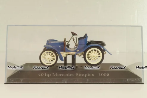 Mercedes-Benz Simplex 40 PS 1902, blue, MBOMS035, Mercedes-Benz Offizielle Modell-Sammlung #35, Altaya 1:43