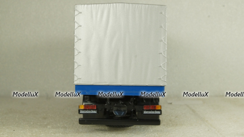 Mercedes Atego 1828, бортовой фургон с тентом,  B66000263, Minichamps 1:43
