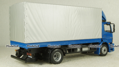 Mercedes Atego 1828, бортовой фургон с тентом,  B66000263, Minichamps 1:43