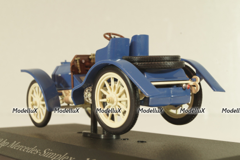 Mercedes-Benz Simplex 40 PS 1902, blue, MBOMS035, Mercedes-Benz Offizielle Modell-Sammlung #35, Altaya 1:43