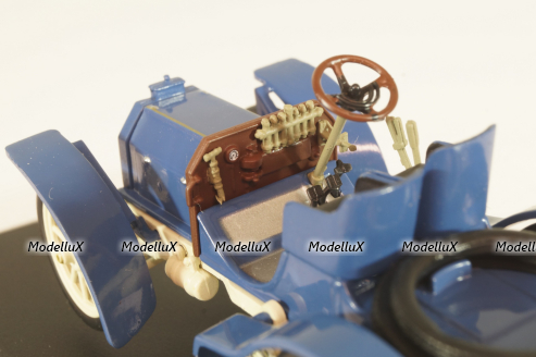 Mercedes-Benz Simplex 40 PS 1902, blue, MBOMS035, Mercedes-Benz Offizielle Modell-Sammlung #35, Altaya 1:43