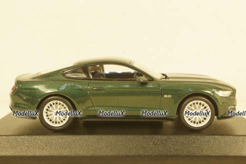 Ford Mustang 2015 green metallic, 270558, Norev 1:43