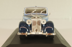 Mercedes-Benz 230 Cabriolet D 1939, blue, MBOMS015, Mercedes-Benz Offizielle Modell-Sammlung #15, Altaya 1:43