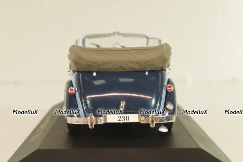 Mercedes-Benz 230 Cabriolet D 1939, blue, MBOMS015, Mercedes-Benz Offizielle Modell-Sammlung #15, Altaya 1:43