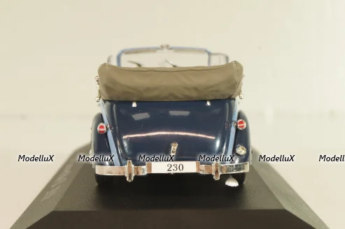 Mercedes-Benz 230 Cabriolet D 1939, blue, MBOMS015, Mercedes-Benz Offizielle Modell-Sammlung #15, Altaya 1:43