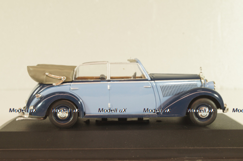 Mercedes-Benz 230 Cabriolet D 1939, blue, MBOMS015, Mercedes-Benz Offizielle Modell-Sammlung #15, Altaya 1:43