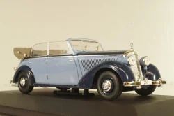 Mercedes-Benz 230 Cabriolet D 1939, blue, MBOMS015, Mercedes-Benz Offizielle Modell-Sammlung #15, Altaya 1:43