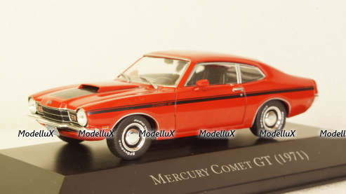 Mercury Comet GT 1971, red, DAM037, American Cars №37, Altaya 1:43