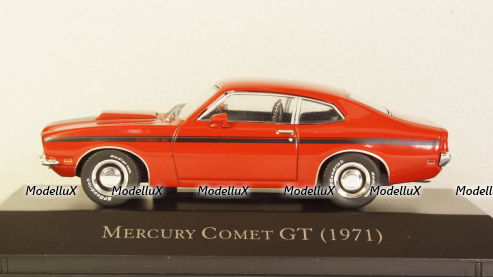 Mercury Comet GT 1971, red, DAM037, American Cars №37, Altaya 1:43