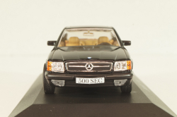 Mercedes-Benz 500 SEC (W126) 1981, black, MBOMS033, Mercedes-Benz Offizielle Modell-Sammlung #33, Altaya 1:43 