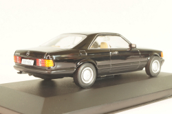 Mercedes-Benz 500 SEC (W126) 1981, black, MBOMS033, Mercedes-Benz Offizielle Modell-Sammlung #33, Altaya 1:43 