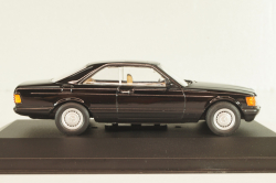 Mercedes-Benz 500 SEC (W126) 1981, black, MBOMS033, Mercedes-Benz Offizielle Modell-Sammlung #33, Altaya 1:43 