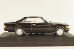Mercedes-Benz 500 SEC (W126) 1981, black, MBOMS033, Mercedes-Benz Offizielle Modell-Sammlung #33, Altaya 1:43 