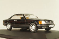 Mercedes-Benz 500 SEC (W126) 1981, black, MBOMS033, Mercedes-Benz Offizielle Modell-Sammlung #33, Altaya 1:43 