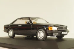 Mercedes-Benz 500 SEC (W126) 1981, black, MBOMS033, Mercedes-Benz Offizielle Modell-Sammlung #33, Altaya 1:43 