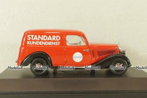 Mercedes-Benz 170V Covered wagon (W136) "Standard" 1946, red, 77183, Schuco 1:43 