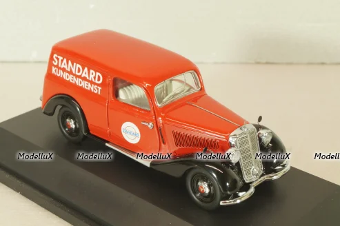 Mercedes-Benz 170V Covered wagon (W136) "Standard" 1946, red, 77183, Schuco 1:43 