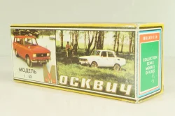 Москвич-412, синий, февраль 1992г., Тантал/Радон 1:43