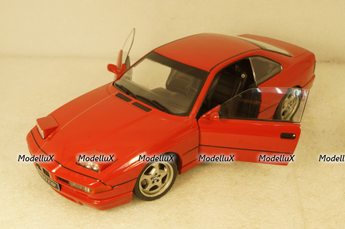 BMW 850 (E31) CSI Coupe 1990 red, 1807001, Solido 1:18