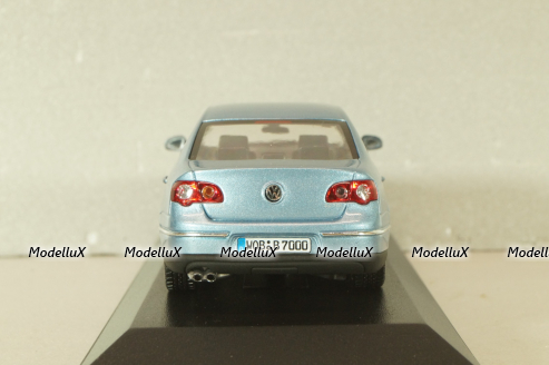 Volkswagen Passat(B6)  2005, light blue, 3C0099300Y7R, Minichamps 1:43