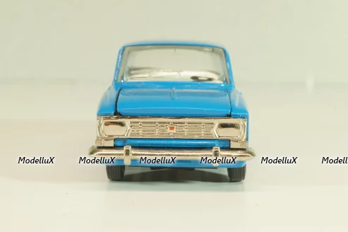 Москвич-412, синий, февраль 1992г., Тантал/Радон 1:43