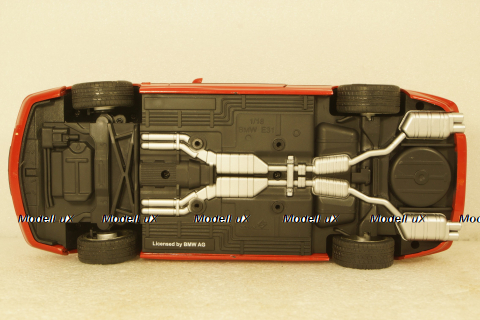 BMW 850 (E31) CSI Coupe 1990 red, 1807001, Solido 1:18