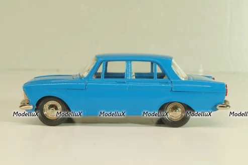 Москвич-412, синий, февраль 1992г., Тантал/Радон 1:43