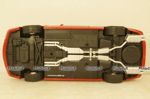 BMW 850 (E31) CSI Coupe 1990 red, 1807001, Solido 1:18
