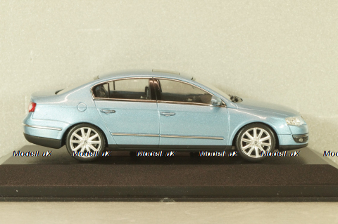 Volkswagen Passat(B6)  2005, light blue, 3C0099300Y7R, Minichamps 1:43