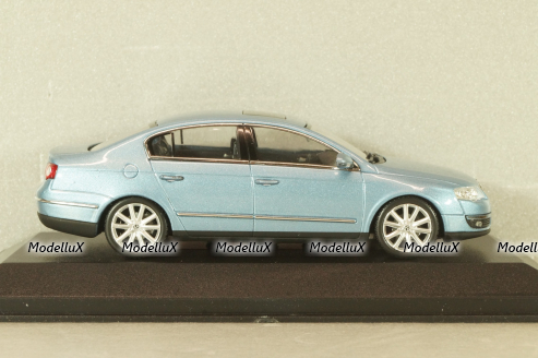 Volkswagen Passat(B6)  2005, light blue, 3C0099300Y7R, Minichamps 1:43