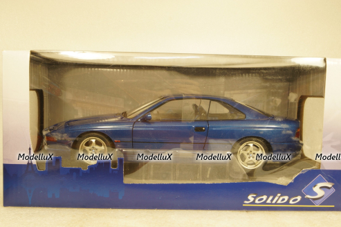 BMW 850 (E31) CSI Coupe 1990 blue, 1807002, Solido 1:18