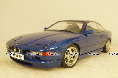 BMW 850 (E31) CSI Coupe 1990 blue, 1807002, Solido 1:18