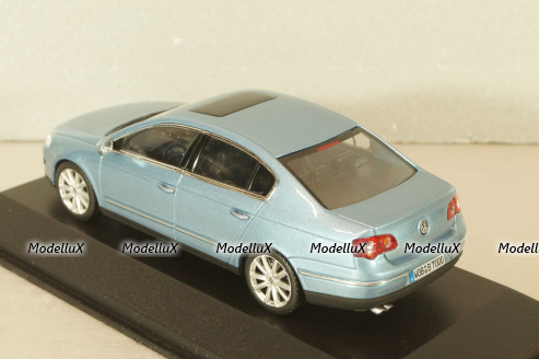 Volkswagen Passat(B6)  2005, light blue, 3C0099300Y7R, Minichamps 1:43