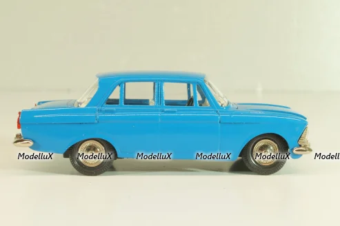 Москвич-412, синий, февраль 1992г., Тантал/Радон 1:43