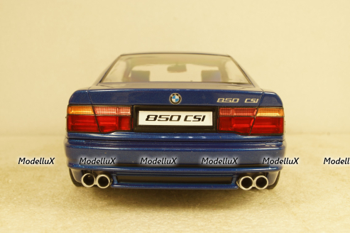 BMW 850 (E31) CSI Coupe 1990 blue, 1807002, Solido 1:18