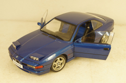 BMW 850 (E31) CSI Coupe 1990 blue, 1807002, Solido 1:18